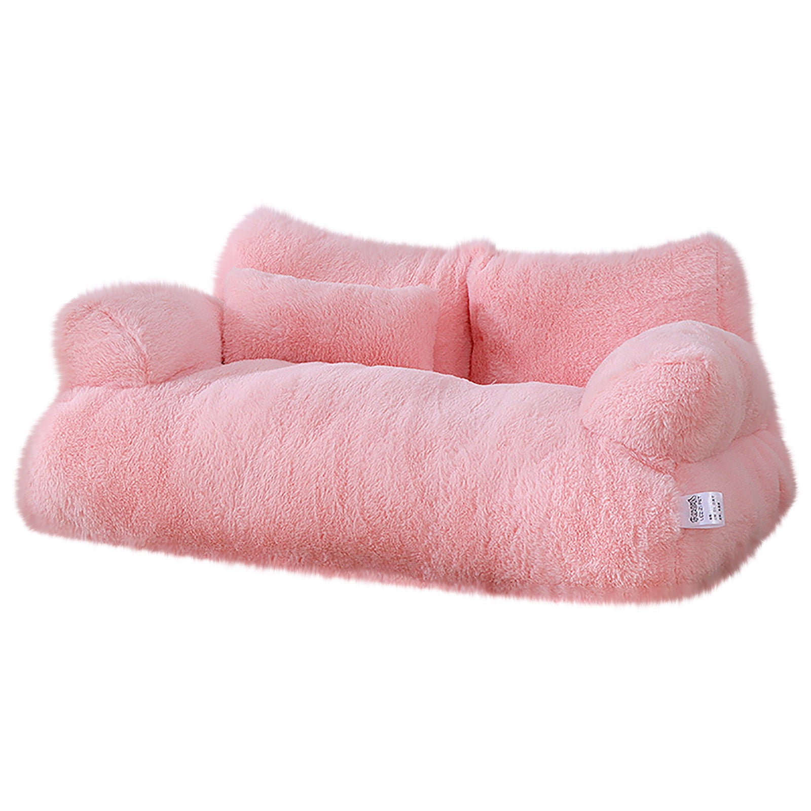 Pet Bed for Couch Soft Calming Pet Beds Fluffy Plush Bed for Pets Anti