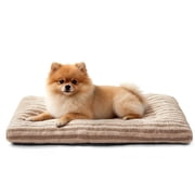 Dog Beds for Small Dogs, Washable Dogs Pillow, Pet Kennel Pillow, Pet Bed, Dog Crate Bed Small, Beige, 23inch
