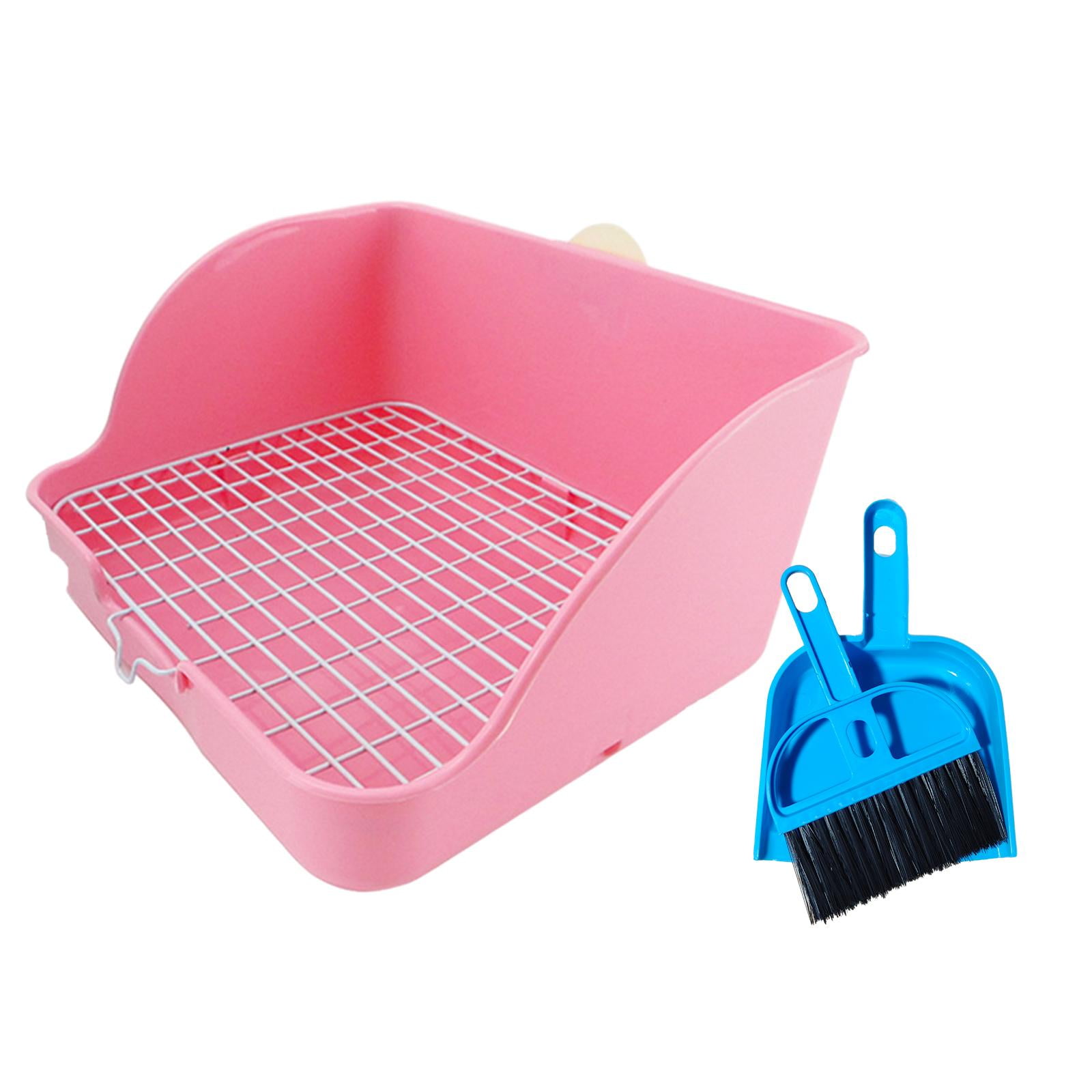 Pet Bedpan Corner Toilet Box Rabbit Litter Bin Toilet Pet Pan Cage