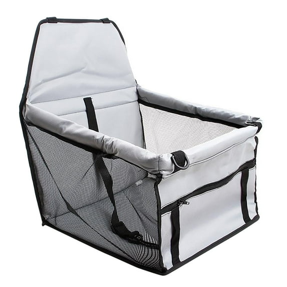 Pet Beds | Dog Car Seat - Easy Installation and Comfort for Dogs | Small Dog Booster Seat with Storage Pocket for Vehicles