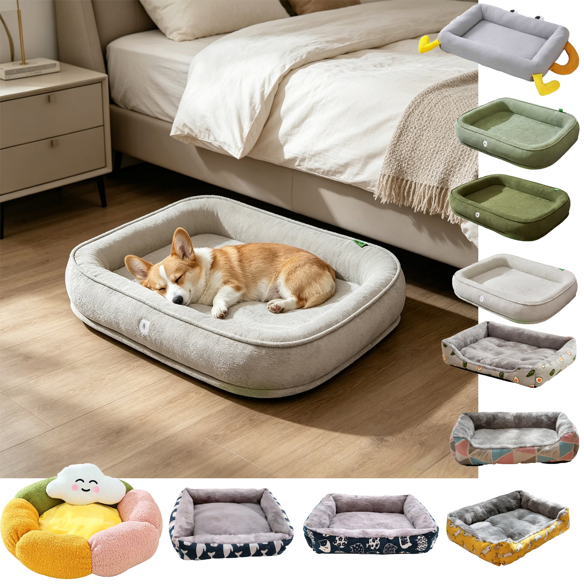Pet Beds For Cats Dogs Winter Warm Pet Bed All Season Small And Large Dog Pet Cats Dog Removable Washable Waterproof Bed