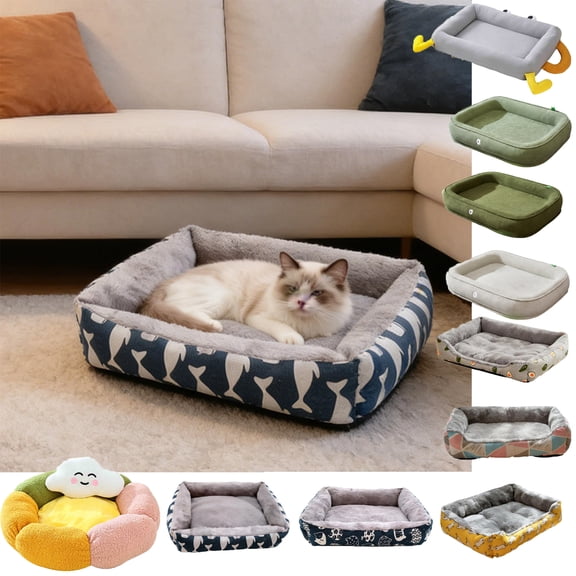 Pet Beds For Cats Dogs Winter Warm Pet Bed All Season Small And Large Dog Pet Cats Dog Removable Washable Waterproof Bed