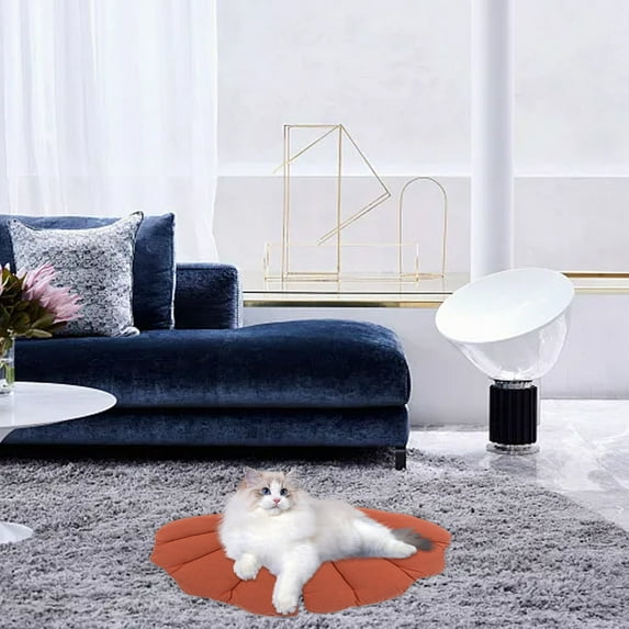 Pet Beds Leaf-Shaped Thick Mat for Cats and Dogs - Ideal Kennel and Cage Comfort Solution