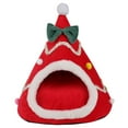 Pet Bedspet Cat Bed Kitty Tent House Nest For Small Dog Christmas Tree