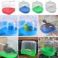 thumbnail image 1 of Pet Bird Cage Bath, Parrot Bath Box Accessory Supplies Hanging Bathing Tub for Small Pet Birds Canary Budgies Cockatiel Lovebird, 1 of 8