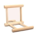 thumbnail image 1 of Pet Bird Mirror With Perch Wooden Play Toy For Parrots Parakeet Cage U.K-Fast M3H2, 1 of 8