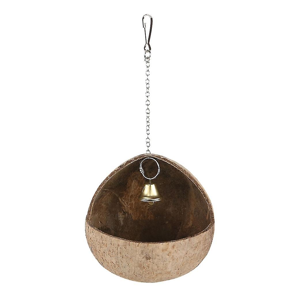 Pet Bird Nest Natural Coconuts Shell House Hut Cage Parrot Budgies