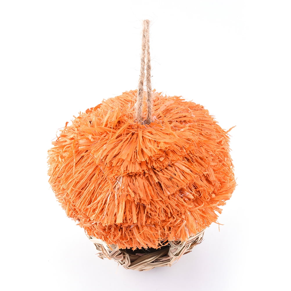 Pet Bird Nest Warm House Straw for Small Pets Parrot Manual - Walmart.com