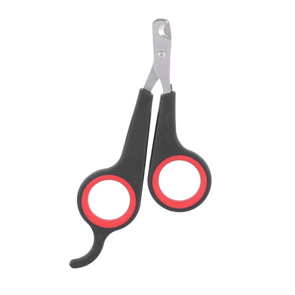 Pet Bird Small Animals Accessory Grooming Tool Nail Scissors Clipper Black and Red