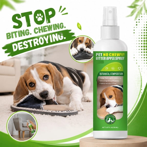 Pet, Bitter for Dogs, Dog for Furniture, Bitter for Cats, Zero-Alcohol Plant-Based Gentle Formulation, 6X2X2 in Convenient Bottle That Is Safe to Use Around Pets to Break