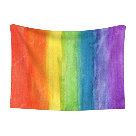 Pet Blanket Abstract Striped Rainbow Soft Warm Sofa Car Bed Protector Washable for Puppy Large Dogs Cats