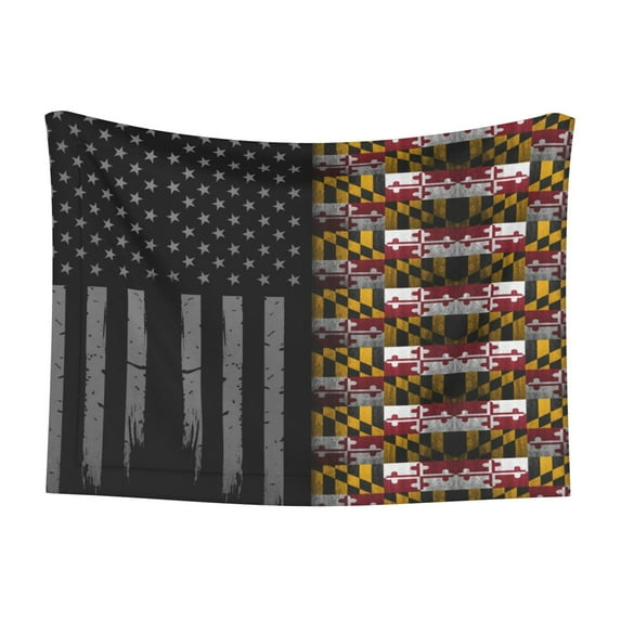 Pet Blanket America Maryland Flag Soft Warm Sofa Car Bed Protector Washable for Puppy Large Dogs Cats