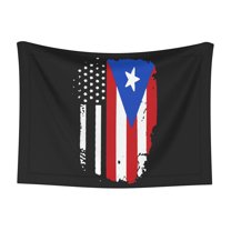 Pet Blanket America Puerto-Rico Flag Soft Warm Sofa Car Bed Protector Washable for Puppy Large Dogs Cats