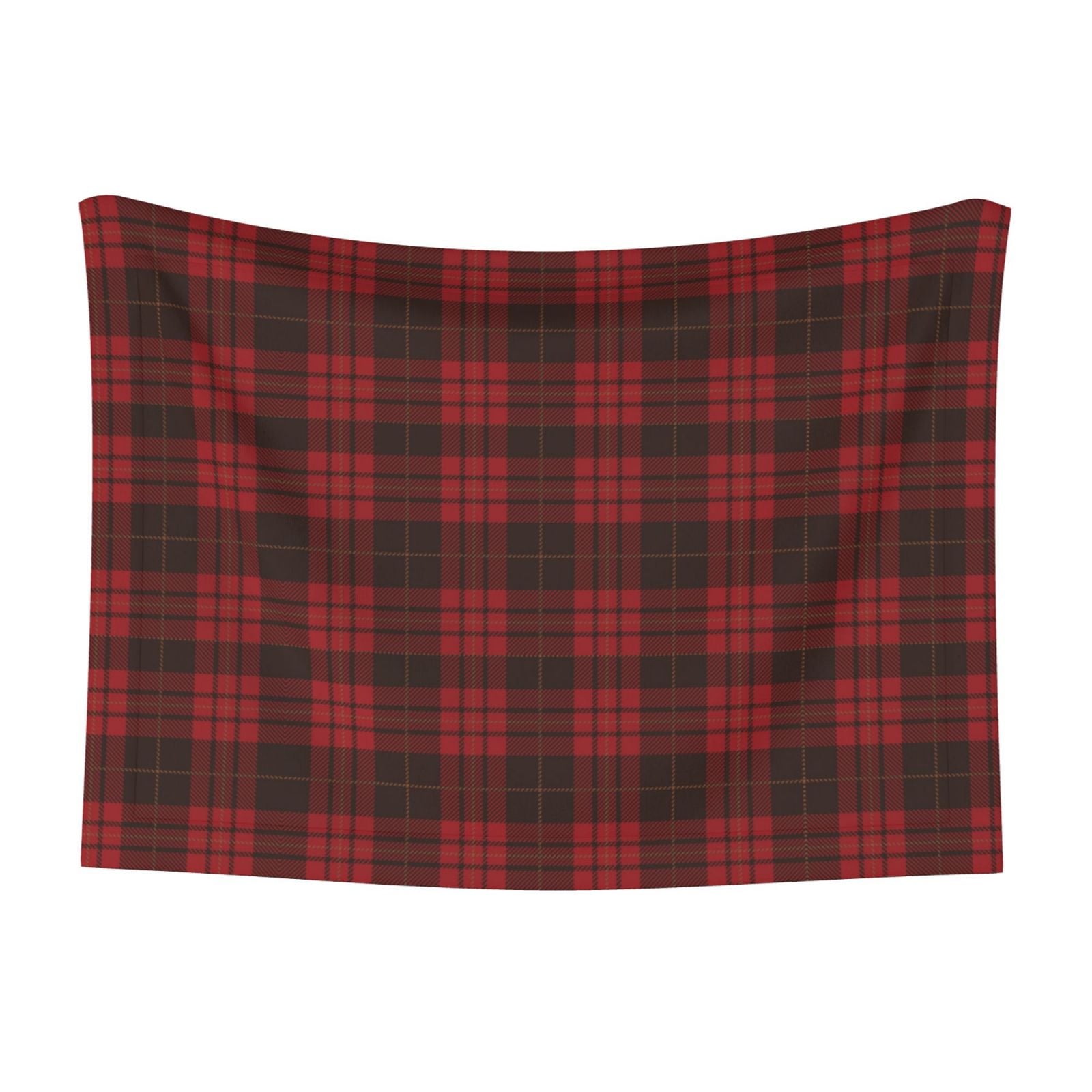 Pet Blanket Black Red Tartan Soft Warm Sofa Car Bed Protector Washable for Puppy Large Dogs Cats