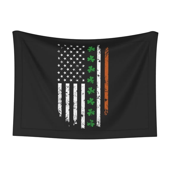 Pet Blanket Irish America Flag Soft Warm Sofa Car Bed Protector Washable for Puppy Large Dogs Cats