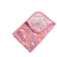 thumbnail image 1 of Pet Blanket Seasonal Blanket Warm Coral Velvet Pawy Print Blanket Cat Dog Blanket(15.8"×23.6",Pink), 1 of 2