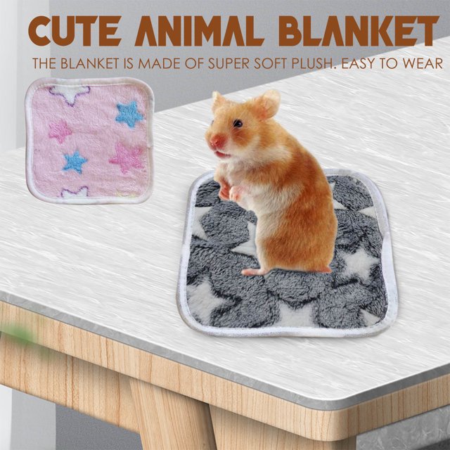 Pet Blanket Soft Cute Print Pet Blankets Sleep Mat Pad For Hamster