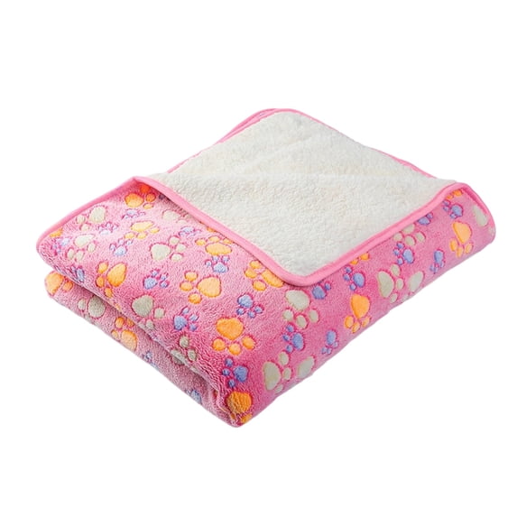 Pet BlanketforBed, Waterproof Throw Blanket, 24X16 In, Pink, Sherpa Blanket, Soft Fleece, Pet Furniture Protector, Spring Fall Naps, Multi Size Breed, 1 Pc
