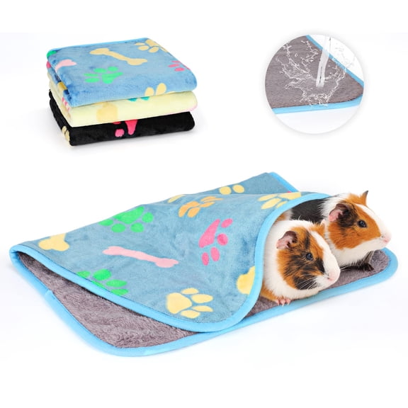 Pet Blankets Blue+yellow+black M-35"×24" For Small Pets