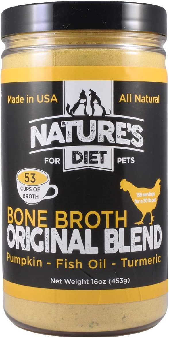 Pet Bone Broth Protein Powder with Pumpkin, Fish Oil and Turmeric