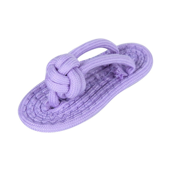 Pet Boot, Cotton Rope Dog Chew Toy Slipper, Candy Colored Braided Rope Chew for Teeth Cleaning, Puppy Teething Toys for Small Medium Dogs