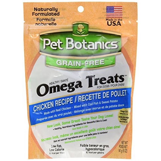 Pet Botanics GrainFree Healthy Omega Chicken Dog Treat, 5 Oz