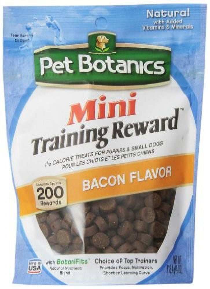 Pet Botanics Training Rewards Mini Bacon Dog Treats, 4 Oz