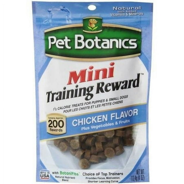 Pet Botanics Training Rewards Mni Chicken Dog Treats, 4 Oz