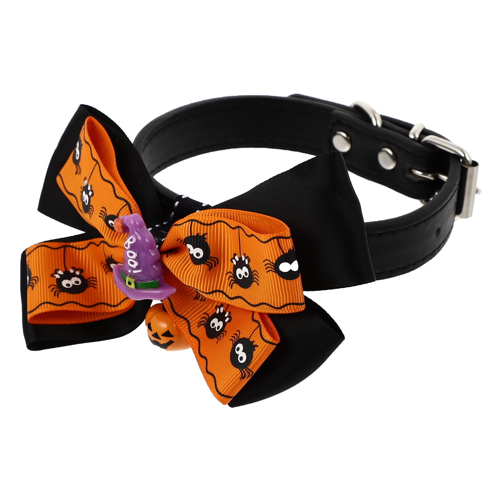 Pet Bow Tie Dogs Halloween Costumes Collar with Bell Bunny Decor Doggy Gifts Decorate Cloth