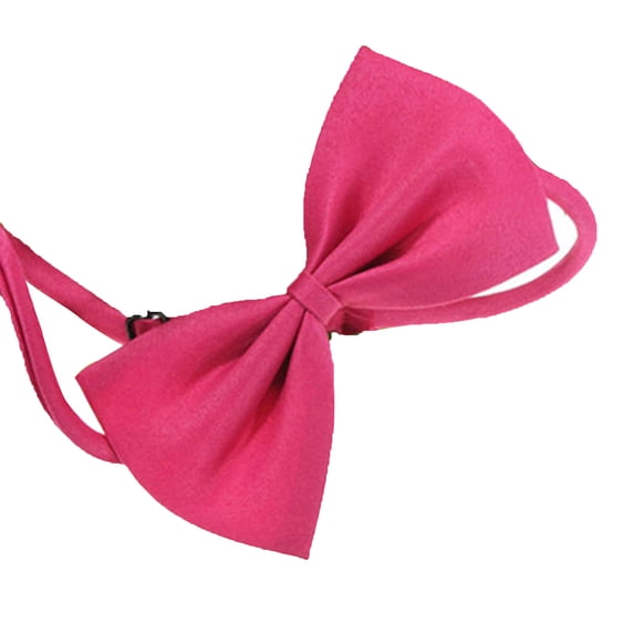 Pet Bow Tie Lovely Decorative Nylon Solid Color Adjustable Dog Cat Bowknot Necktie for Shopping