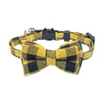 thumbnail image 1 of Pet Bow Tie,Pet Collar Bow Collar Collar Strap,Head Safety Socket Dog Collar With Bow And Bell For Dogs,Cats And Rabbits(7-11Inch,#9), 1 of 5
