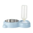 thumbnail image 1 of Pet Bowl, Automatic Double Dog Feeding Water Bowl Adjustable Hanging Food Rice Bowl, Easy Clean Large Capacity Feeder with Convenient Design for Dogs Cats Indoor Home Travel, 1 of 2