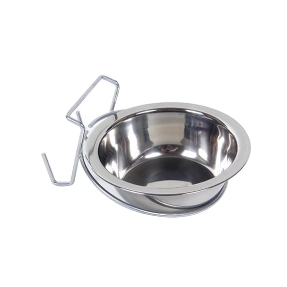 Pet Bowl Cup Cup with Wire Hook for Dogs Cats Bird in Crate Cage Easy-to-Remove