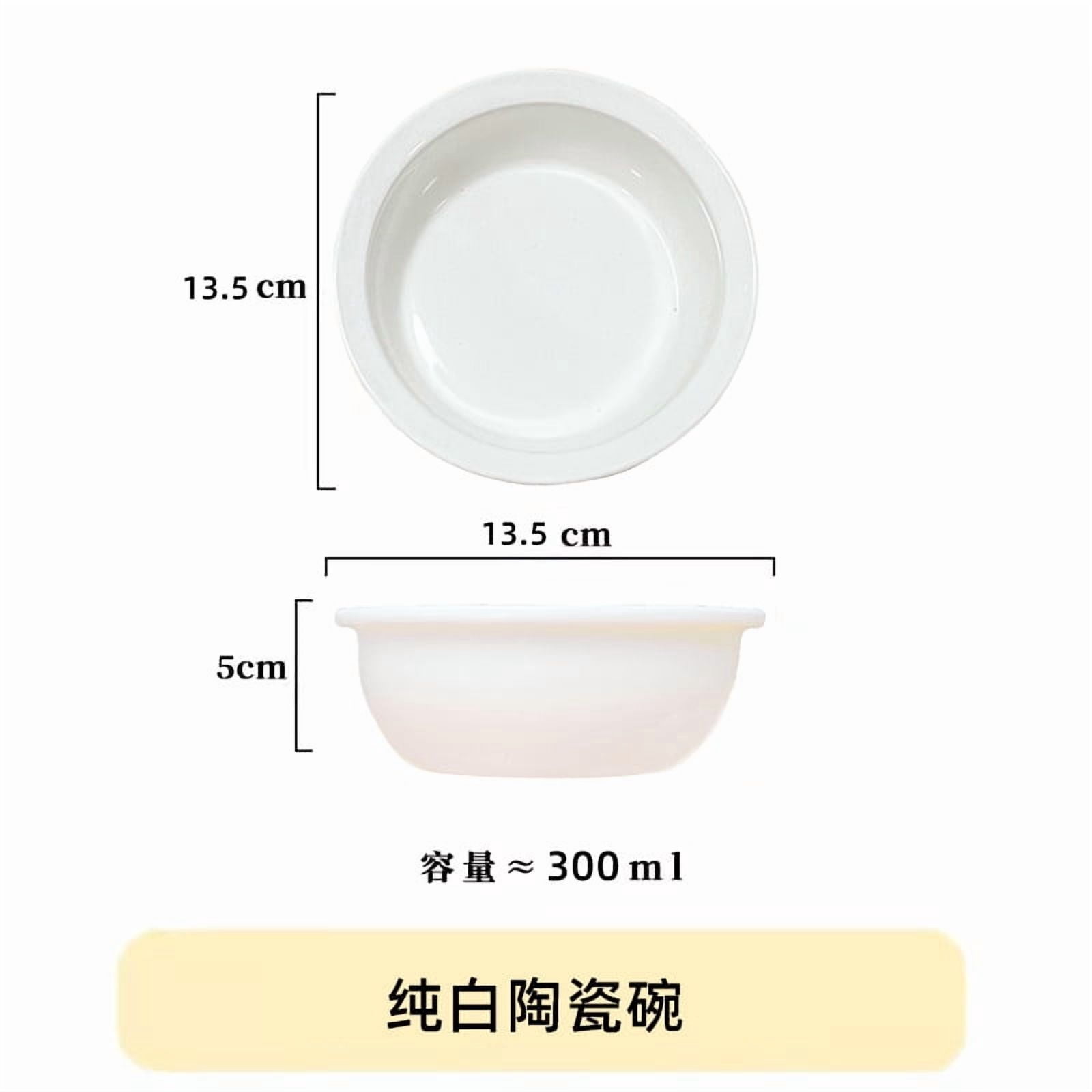 Pet Bowl Cute Ins Storm Dot Ceramic Bowl Dessert Breakfast Bowl Home Cat Dog Bowl Feeding Basin  Cat Caramics Supplies