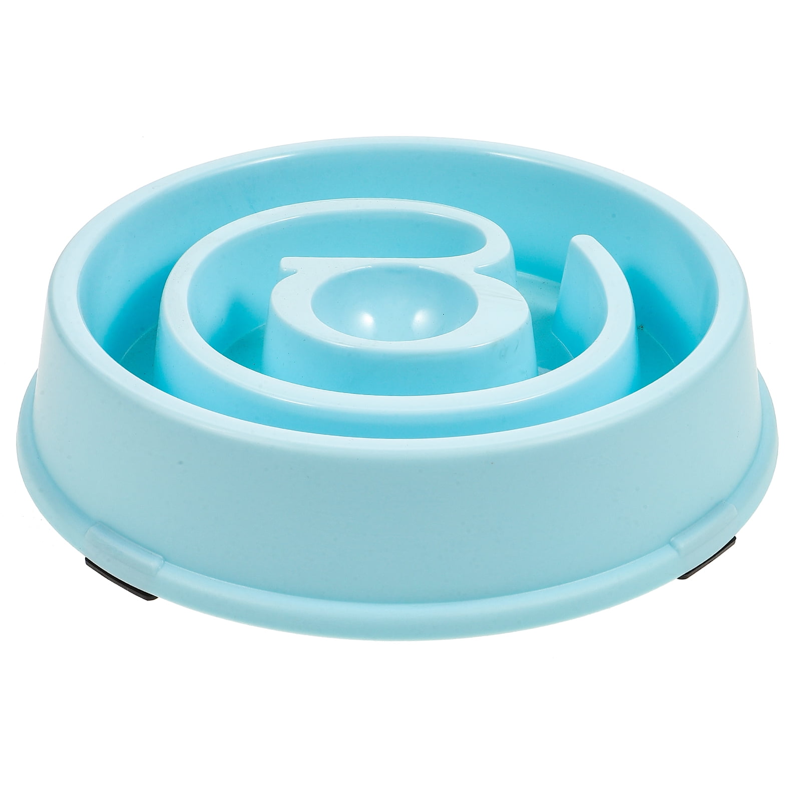 Pet Bowl Dog Feeder Food Anti No Eating Spill Cat Choking Skid Non Dish