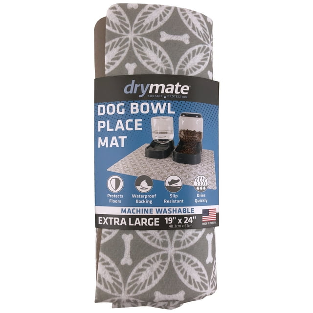Pet Bowl Place Mat, Dog Pet Bowl Mat, Gravity Pet Feeder Mat