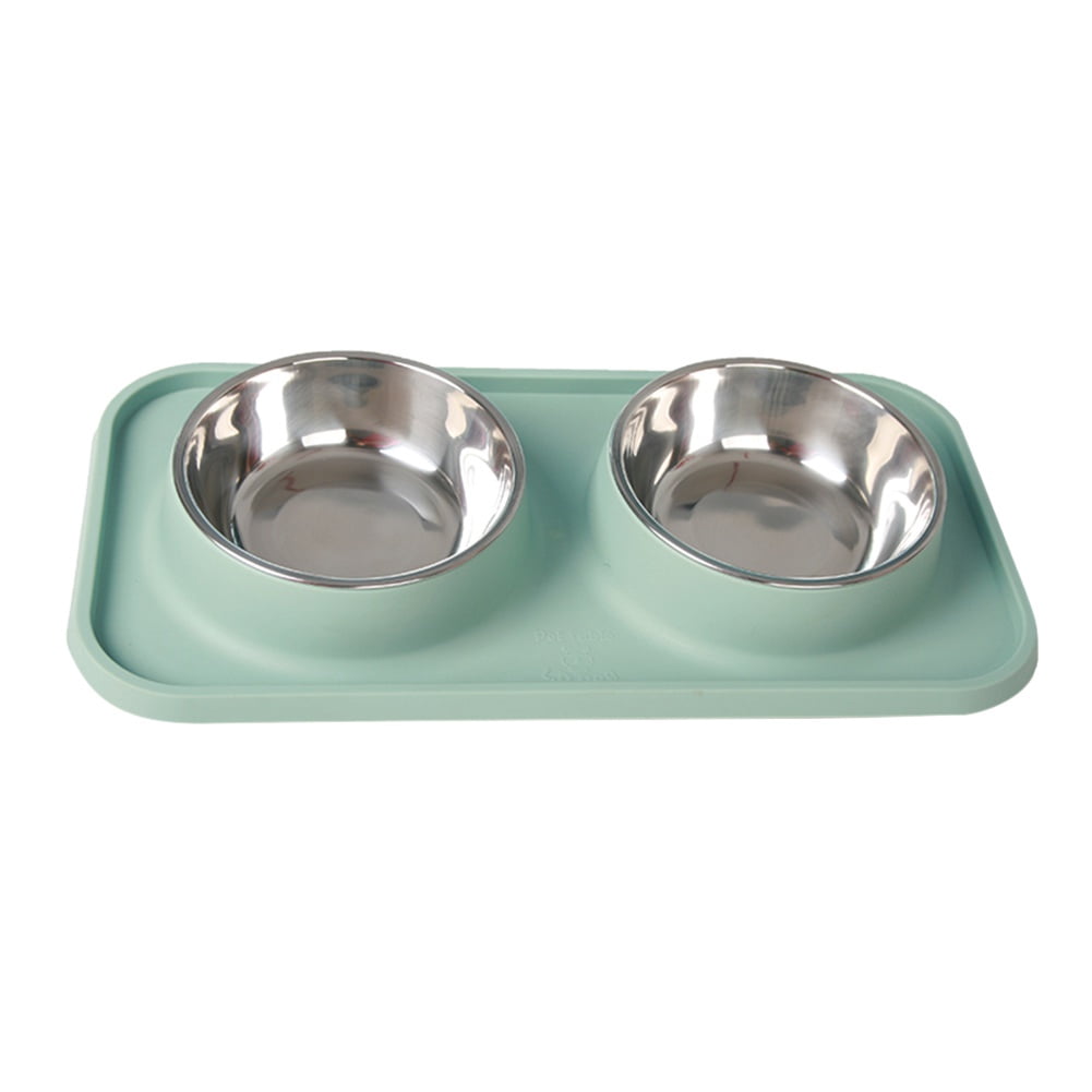 Pet Bowls,Stainless Steel Dog Bowl, Food Feeder for Dog Puppy Cat Slow Eatting Feeder,With Non-Slip Mat Feeder Bowls for Puppy Small Medium Dogs Cats And Pets