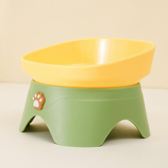 Pet Bowls for Dogs 15° Tilt Large Area Base Non-Overturning Pet Bowl for Dog Feeding