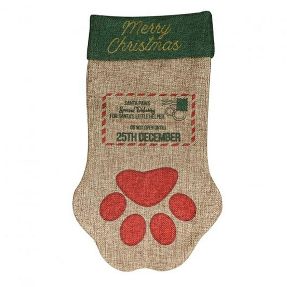 Pet Brands Santa Paws Festive Pet Stocking