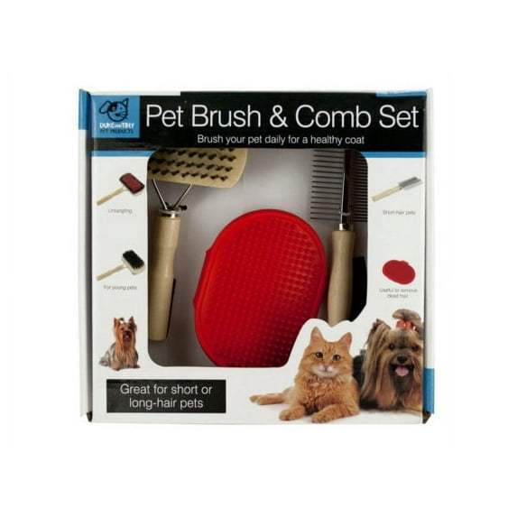 Pet Brush Comb Grooming Set