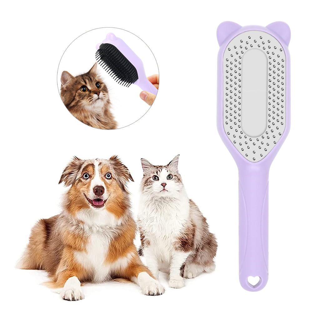 Pet Brush Grooming Comb Soft Bristles Pet Grooming Brush for Massage