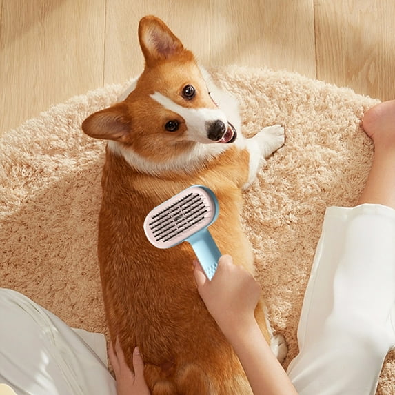 Pet Brush Pet Macaron Color Comb for Three Different Brush Hair Effect Floating Hair Dog Hair Shedding Comb Hair Save 50% off