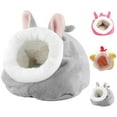 thumbnail image 1 of SPRING PARK Hamster Bed House, Winter Warm Cotton Cage Nest for Small Pet Animals Guinea Pig Hedgehog Chinchilla Ferret Rat, Hamster Bed Accessories Cage Toys House Supplies, 1 of 6