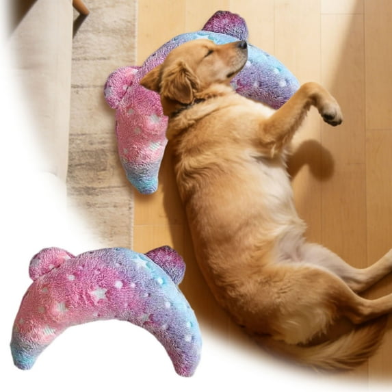 Pet Calming Pillow for Dogs, Soft U-Shaped Pillow , Joint Relief, Sleep Comfortably,Suit for Small, Medium, Large Dogs, Fluffy Pet Neck Pillow
