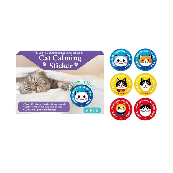 Pet Calming Stickers, Cat Dog Pheromone Facial Beads, Stress Relief Comfort Sticker
