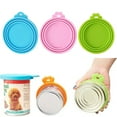 thumbnail image 1 of Pet Can Covers,Food Can Lids, Silicone Can Lids for Dog and Cat Food, Food Safe Bpa-Free & Dishwasher Safe for Dog and Cat Food, One Can Cap Fit Most Standard Size Walmart Pallets, 1 of 6