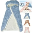 thumbnail image 1 of Pet Cape Blanket,Dog Cape Blanket,Pet Cold Weather Coat Wraps with Hood,Warm Winter Blanket Cape for Dogs and Cats, 1 of 6