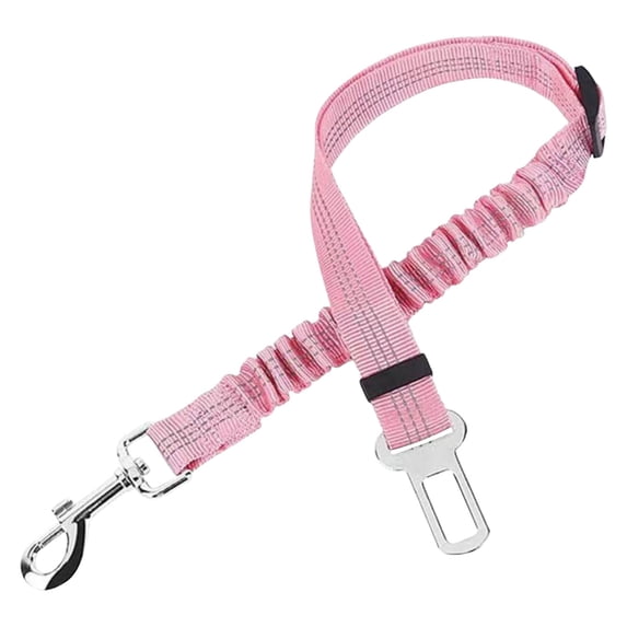 Pet Car Belt – Elastic Reflective Dog Seat Belt Leash with Swivel Hook, Adjustable Travel Harness for Dogs, Cats & Ferrets