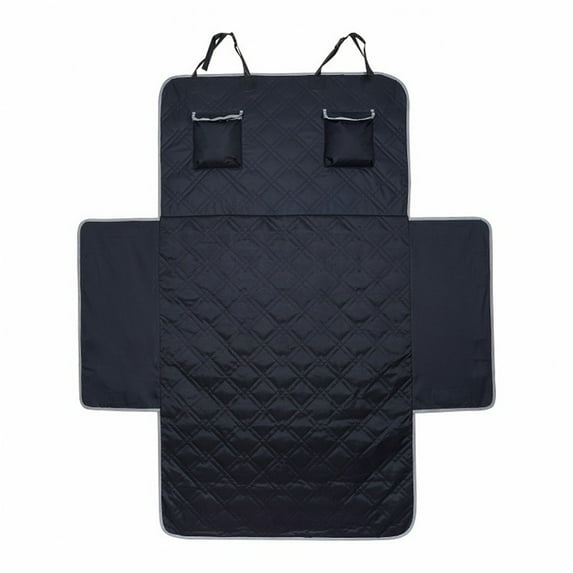 Pet Car Seat Cover with Hammock Design, Waterproof & Scratch-Resistant, Fits SUVs Trucks Cars, 1-Pack, Rear Seat Protector for Travel and Daily Use