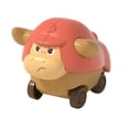 thumbnail image 1 of Pet Car Toy, Inertia Car Toy, Cute Animal Press Car Toy with Roller, Safe Rounded Plastic Design for Kids Interactive Play, 1 of 8
